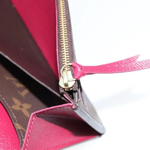 Authentic LOUIS VUITTON Monogram Portefeuille Emilie Wallet bst264-120225 - Picture 12 of 16